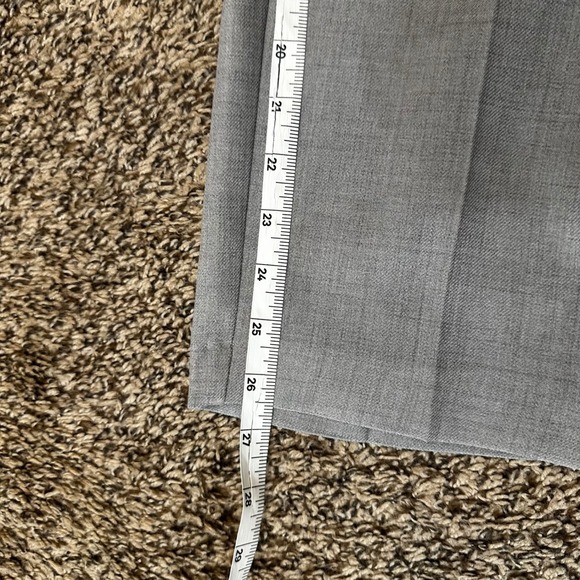 Primark Gray Career Pants High Waist Trousers Cropped Dress Pants size 10 - Picture 4 of 7